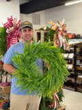 26" Bead-Grass Wreath