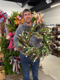 24" Red, White, & Blue Wreath