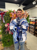 Blake's Bows - Blue/White