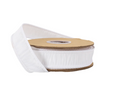 1" Wired Dupioni Ribbon | White | 10 Yard Roll