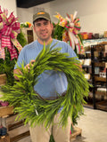 Hand-made Grapevine Bead-grass wreath
